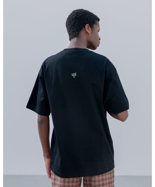 uniform experiment(ユニフォームエクスペリメント)の「JORGEN NASH: HANEGAL TEE(Tシャツ/カットソー・メンズ・ブラック/ホワイト・2/5/4/3/1)」の4枚目の写真