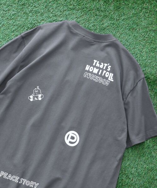 CRAFT STANDARD BOUTIQUE（クラフトスタンダードブティック）の「【P・O・P・S】のTシャツ～其の6 ユニセックス（Tシャツ/カットソー・レディース・オフホワイト/チャコールグレー・S/M/L）」の3枚目の写真