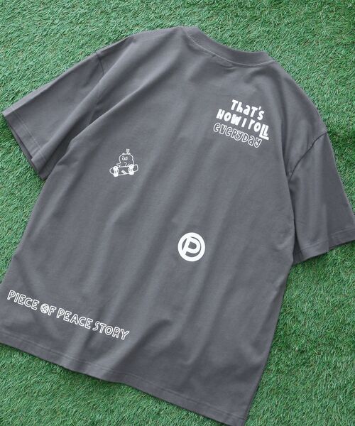 CRAFT STANDARD BOUTIQUE（クラフトスタンダードブティック）の「【P・O・P・S】のTシャツ～其の6 ユニセックス（Tシャツ/カットソー・レディース・オフホワイト/チャコールグレー・S/M/L）」の6枚目の写真