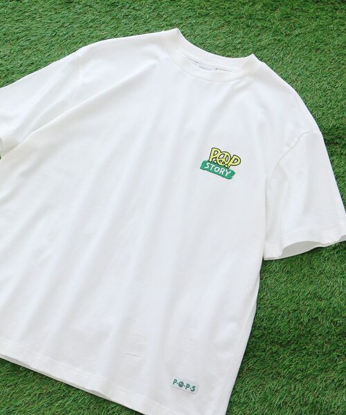 CRAFT STANDARD BOUTIQUE（クラフトスタンダードブティック）の「【P・O・P・S】のTシャツ～其の6 ユニセックス（Tシャツ/カットソー・レディース・オフホワイト/チャコールグレー・S/M/L）」の9枚目の写真