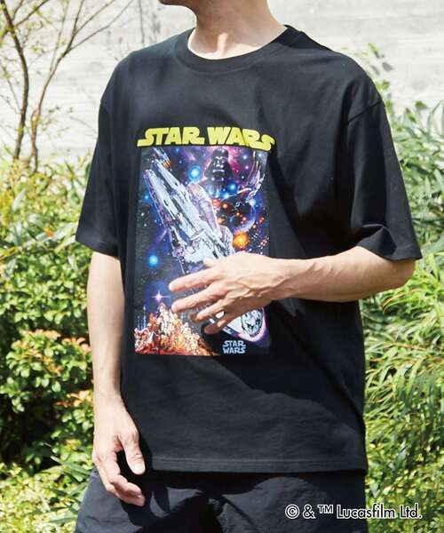 MASTER FRAME(マスターフレーム )の「MASTER FRAME / STARWARS / ビンテージ風Tシャツ(Tシャツ/カットソー・メンズ・ホワイト/ブラック・1/2/3/4)」の7枚目の写真