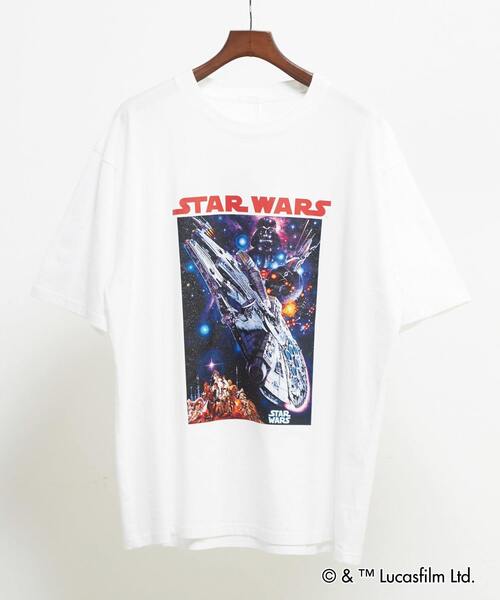 MASTER FRAME(マスターフレーム )の「MASTER FRAME / STARWARS / ビンテージ風Tシャツ(Tシャツ/カットソー・メンズ・ホワイト/ブラック・1/2/3/4)」の19枚目の写真