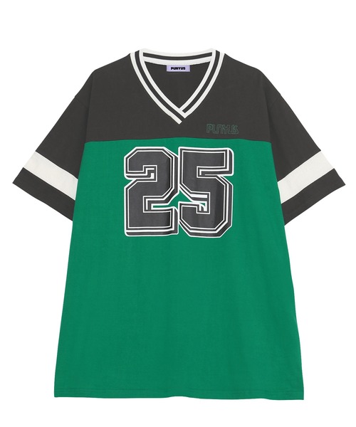 PUNYUS（プニュズ）の「ナンバリングユニフォームＴ（Tシャツ/カットソー・レディース・ピンク/スミクロ/ワインレッド・4/3）」の17枚目の写真