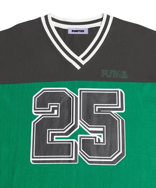 PUNYUS（プニュズ）の「ナンバリングユニフォームＴ（Tシャツ/カットソー・レディース・ピンク/スミクロ/ワインレッド・4/3）」の14枚目の写真