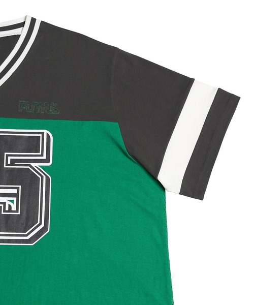 PUNYUS（プニュズ）の「ナンバリングユニフォームＴ（Tシャツ/カットソー・レディース・ピンク/スミクロ/ワインレッド・4/3）」の12枚目の写真