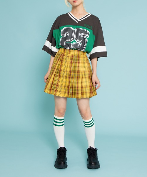 PUNYUS（プニュズ）の「ナンバリングユニフォームＴ（Tシャツ/カットソー・レディース・ピンク/スミクロ/ワインレッド・4/3）」の21枚目の写真