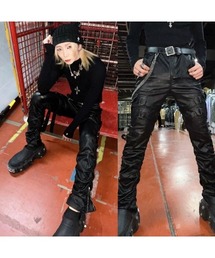 PSYNYXX（プシュニクス）の「コーティングベルトカーゴパンツ（カーゴパンツ）」