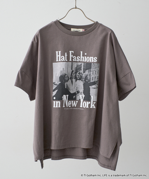 Spick & Span(スピックアンドスパン)の「《追加6》GOOD ROCK SPEED / グッドロックスピード フォトドルマンTシャツ(Tシャツ/カットソー・レディース・ブラック系その他/ホワイト/ブラウン・MEDIUM)」の4枚目の写真