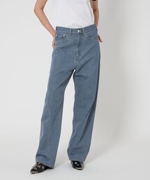ASTRAET＞コーティング BIG バルーンデニムパンツ UNISEX