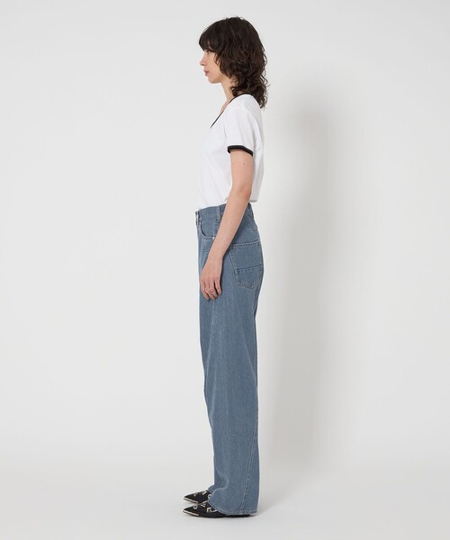 ASTRAET（アストラット）の「＜ASTRAET＞ TORSADE デニムパンツ UNISEX（デニムパンツ・レディース・ライトブルー・2/3/0/1）」の3枚目の写真