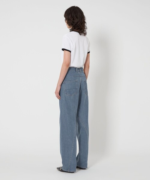 ASTRAET（アストラット）の「＜ASTRAET＞ TORSADE デニムパンツ UNISEX（デニムパンツ・レディース・ライトブルー・2/3/0/1）」の4枚目の写真