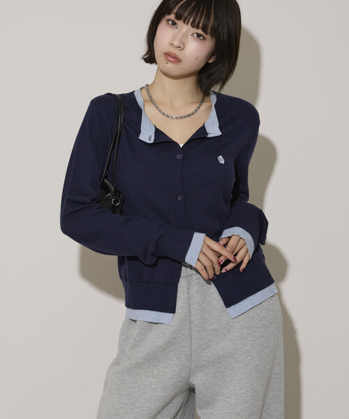 新色追加> MARY QUANT × PUBLUX/マリークワント ワンポイント刺繍