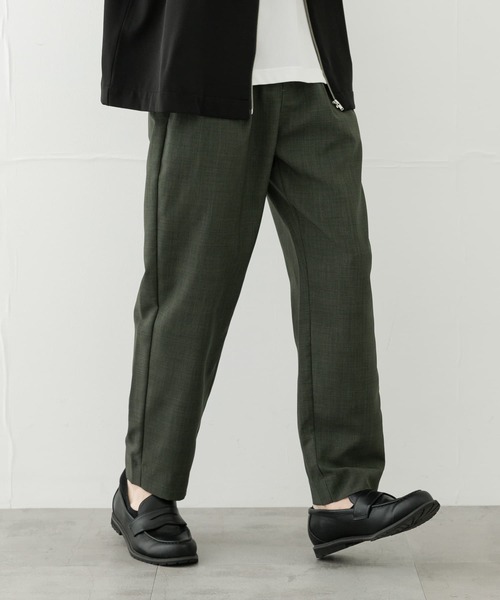 SENSE OF PLACE by URBAN RESEARCH（センスオブプレイスバイアーバンリサーチ）の「『セットアップ対応』『速乾』クイックドライタックテーパードパンツII（その他パンツ・メンズ・ライトベージュ/ブラック/ブルー/カーキ・SMALL/MEDIUM/LARGE）」の3枚目の写真