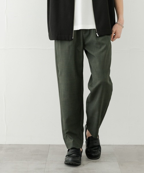 SENSE OF PLACE by URBAN RESEARCH（センスオブプレイスバイアーバンリサーチ）の「『セットアップ対応』『速乾』クイックドライタックテーパードパンツII（その他パンツ・メンズ・ライトベージュ/ブラック/ブルー/カーキ・SMALL/MEDIUM/LARGE）」の9枚目の写真