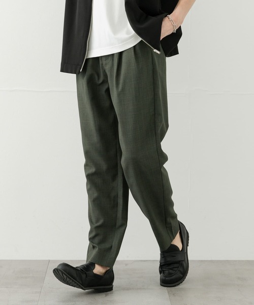 SENSE OF PLACE by URBAN RESEARCH（センスオブプレイスバイアーバンリサーチ）の「『セットアップ対応』『速乾』クイックドライタックテーパードパンツII（その他パンツ・メンズ・ライトベージュ/ブラック/ブルー/カーキ・SMALL/MEDIUM/LARGE）」の10枚目の写真