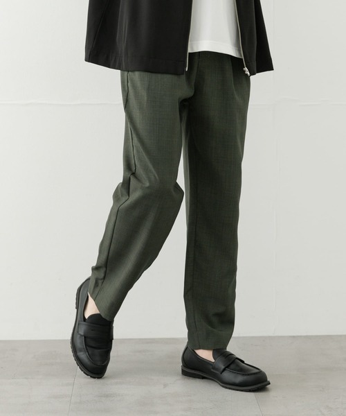 SENSE OF PLACE by URBAN RESEARCH（センスオブプレイスバイアーバンリサーチ）の「『セットアップ対応』『速乾』クイックドライタックテーパードパンツII（その他パンツ・メンズ・ライトベージュ/ブラック/ブルー/カーキ・SMALL/MEDIUM/LARGE）」の11枚目の写真