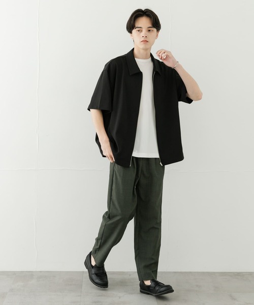 SENSE OF PLACE by URBAN RESEARCH（センスオブプレイスバイアーバンリサーチ）の「『セットアップ対応』『速乾』クイックドライタックテーパードパンツII（その他パンツ・メンズ・ライトベージュ/ブラック/ブルー/カーキ・SMALL/MEDIUM/LARGE）」の12枚目の写真