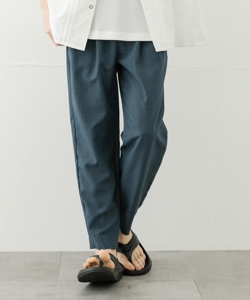 SENSE OF PLACE by URBAN RESEARCH（センスオブプレイスバイアーバンリサーチ）の「『セットアップ対応』『速乾』クイックドライタックテーパードパンツII（その他パンツ・メンズ・ライトベージュ/ブラック/ブルー/カーキ・SMALL/MEDIUM/LARGE）」の16枚目の写真