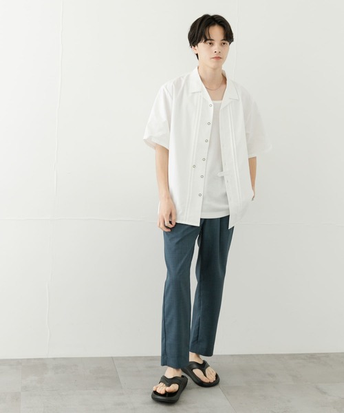 SENSE OF PLACE by URBAN RESEARCH（センスオブプレイスバイアーバンリサーチ）の「『セットアップ対応』『速乾』クイックドライタックテーパードパンツII（その他パンツ・メンズ・ライトベージュ/ブラック/ブルー/カーキ・SMALL/MEDIUM/LARGE）」の17枚目の写真