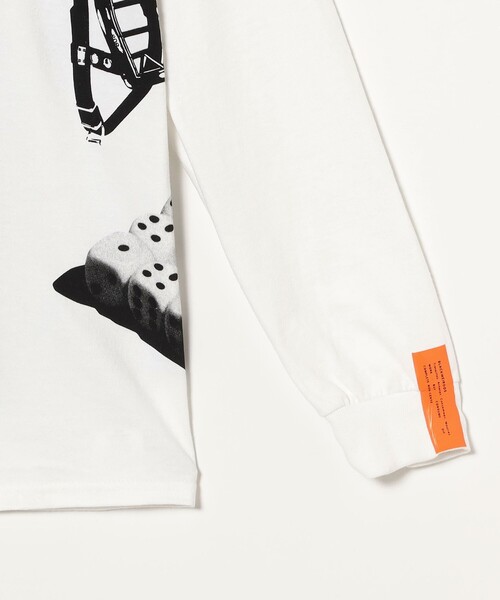Black Weirdos（ブラックウィドウ）の「BLACK WEIRDOS / FULL PANEL LS TEE（Tシャツ/カットソー・メンズ・ホワイト・XL/L/M）」の4枚目の写真