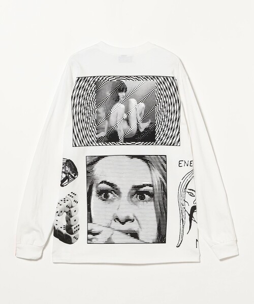 Black Weirdos（ブラックウィドウ）の「BLACK WEIRDOS / FULL PANEL LS TEE（Tシャツ/カットソー・メンズ・ホワイト・XL/L/M）」の5枚目の写真