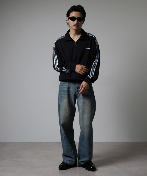 セール】チェッカーボードテープトラックトップ（ジャージ）｜NERDY