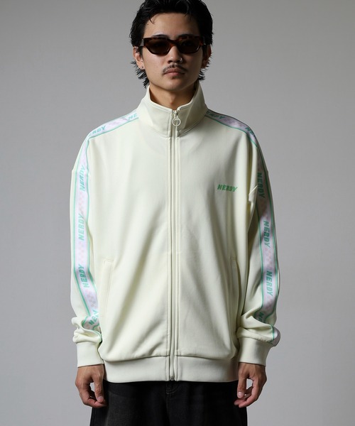 セール】チェッカーボードテープトラックトップ（ジャージ