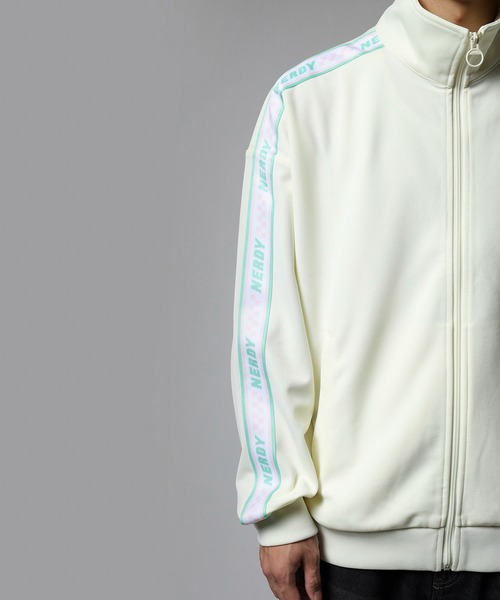 NERDY(ノルディ)の「チェッカーボードテープトラックトップ(ジャージ・レディース・イエロー/ブラック・M/S/L)」の22枚目の写真