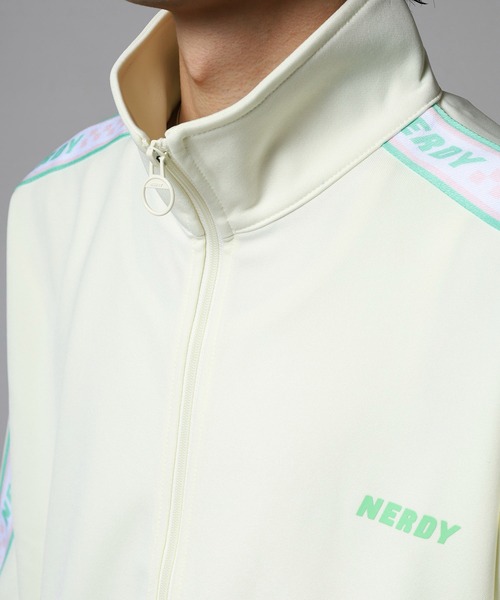 NERDY(ノルディ)の「チェッカーボードテープトラックトップ(ジャージ・レディース・イエロー/ブラック・M/S/L)」の18枚目の写真