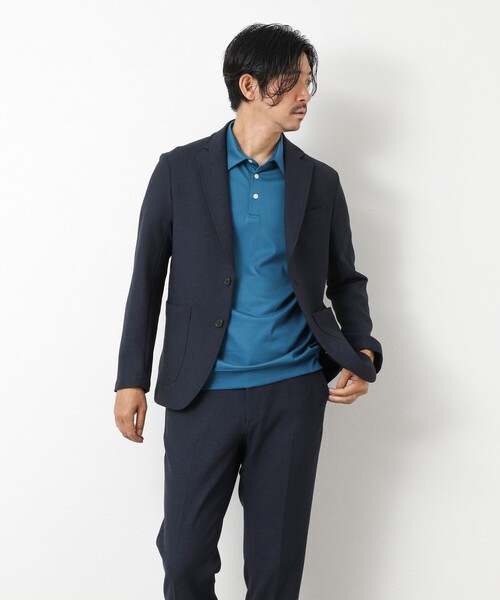 NOLLEY’S（ノーリーズ）の「《ビジカジ/セットアップ対応》EVALET 2WAYストレッチ吸水速乾ブッチャージャケット（テーラードジャケット・メンズ・ネイビー/ベージュ/ブラック・S/M/L/XL）」の11枚目の写真