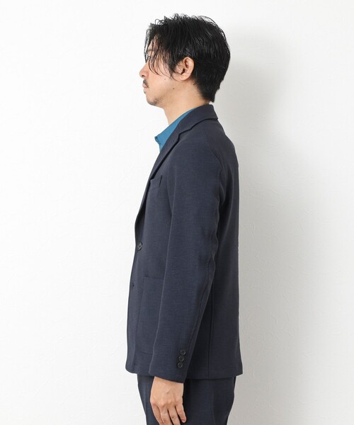 NOLLEY’S（ノーリーズ）の「《ビジカジ/セットアップ対応》EVALET 2WAYストレッチ吸水速乾ブッチャージャケット（テーラードジャケット・メンズ・ネイビー/ベージュ/ブラック・S/M/L/XL）」の14枚目の写真