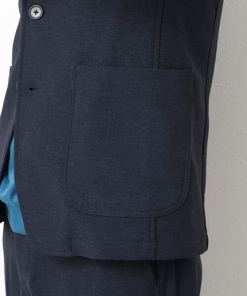 NOLLEY’S（ノーリーズ）の「《ビジカジ/セットアップ対応》EVALET 2WAYストレッチ吸水速乾ブッチャージャケット（テーラードジャケット・メンズ・ネイビー/ベージュ/ブラック・S/M/L/XL）」の20枚目の写真