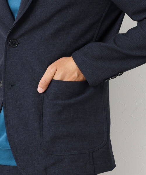 NOLLEY’S（ノーリーズ）の「《ビジカジ/セットアップ対応》EVALET 2WAYストレッチ吸水速乾ブッチャージャケット（テーラードジャケット・メンズ・ネイビー/ベージュ/ブラック・S/M/L/XL）」の21枚目の写真