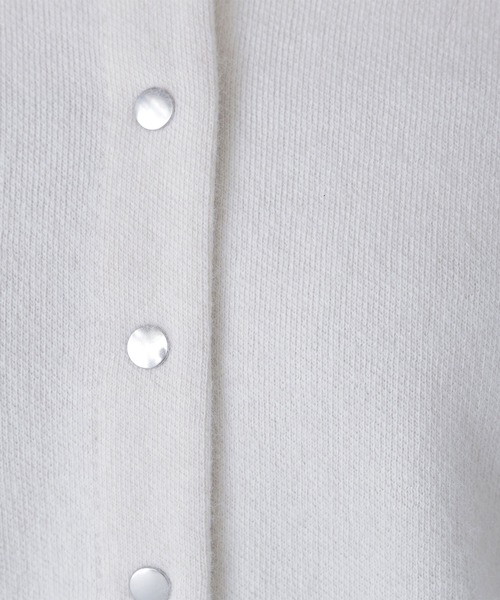 NATURAL BEAUTY BASIC（ナチュラルビューティーベーシック）の「◇ＦＯＸ接結ニットジャケット（カーディガン/ボレロ・レディース・ワイン/オフホワイト/グレー/ダークブラウン・FREE）」の17枚目の写真