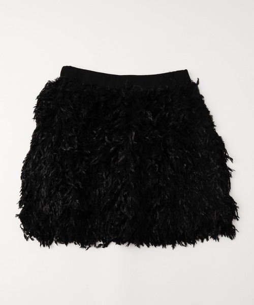 URBAN CHERRY（アーバンチェリー）の「【インナーパンツ付き】エンジェルフェザー台形スカート（スカート・キッズ・アイボリー/ブラック・110cm/120cm/130cm/140cm/150cm）」の16枚目の写真