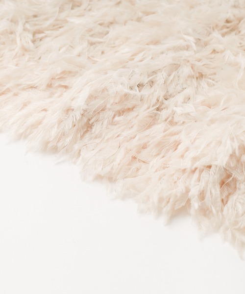 URBAN CHERRY（アーバンチェリー）の「【インナーパンツ付き】エンジェルフェザー台形スカート（スカート・キッズ・アイボリー/ブラック・110cm/120cm/130cm/140cm/150cm）」の3枚目の写真