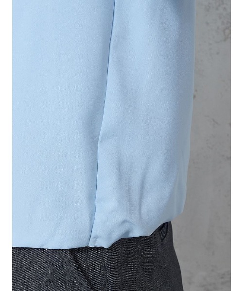 Perfect Suit FActory(パーフェクトスーツファクトリー)の「すそバルーン タックブラウス オフホワイト/サックス/ベージュ(Tシャツ/カットソー・レディース・ベージュ/オフホワイト/サックスブルー・M/L/S)」の13枚目の写真