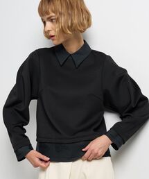 ランバンオンブルー★新品★エンブロイダリーレースTシャツ LANVIN en Bleu（ランバンオンブルー）の「エンブロイダリーレースT