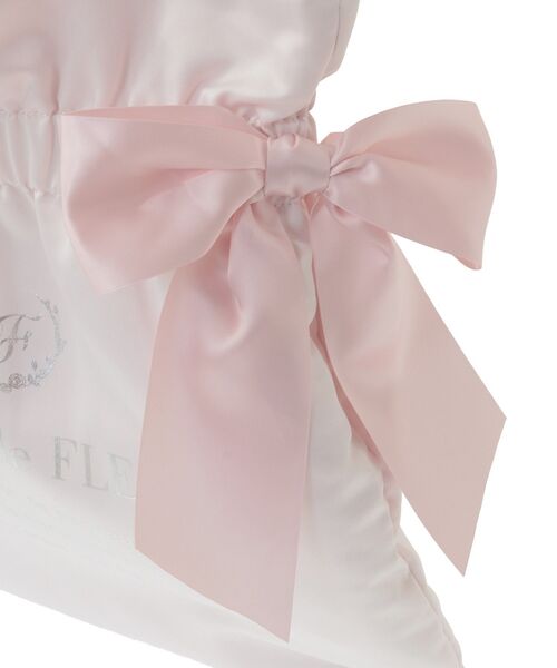 Maison de FLEUR（メゾンドフルール）の「ダブルリボンギャザートートバッグ（トートバッグ・レディース・ライトブルー/ライトピンク/ブラック/ピンク・FREE）」の8枚目の写真