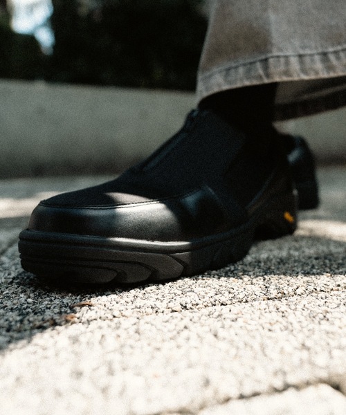 cii（シー）の「Vibram sole zip sneaker / ビブラムソールジップスニーカー（スニーカー・メンズ・ブラック・X-SMALL/SMALL/MEDIUM/LARGE）」の3枚目の写真