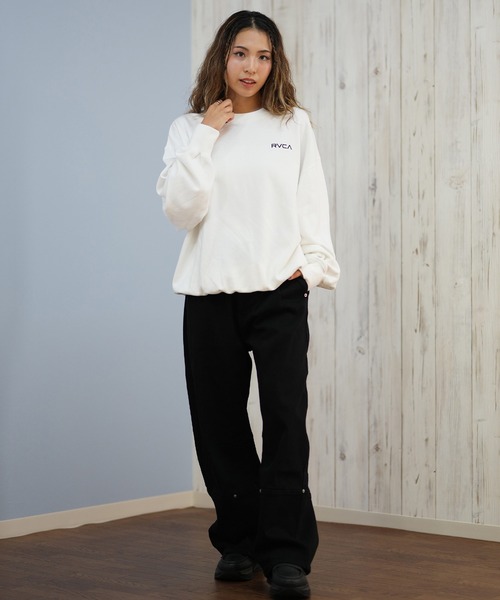 RVCA(ルーカ)の「RVCA/ルーカ スウェット バックプリントトレーナー BF044-P01(スウェット・レディース・ホワイト/ブラック/グレー・S/M)」の20枚目の写真