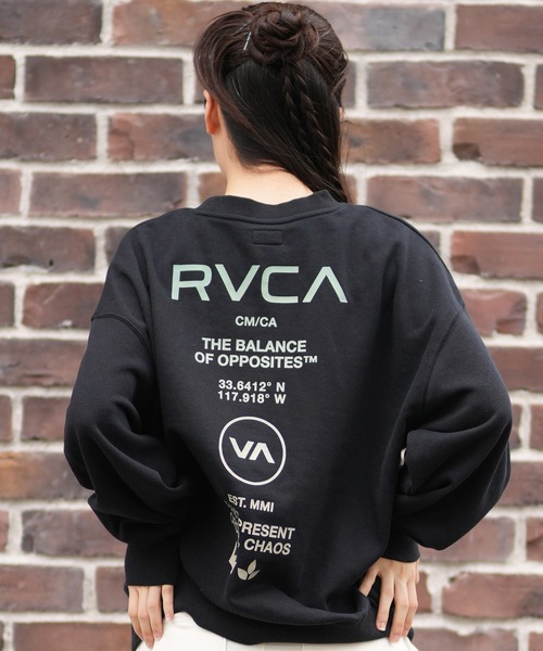 RVCA(ルーカ)の「RVCA/ルーカ スウェット バックプリントトレーナー BF044-P01(スウェット・レディース・ホワイト/ブラック/グレー・S/M)」の17枚目の写真