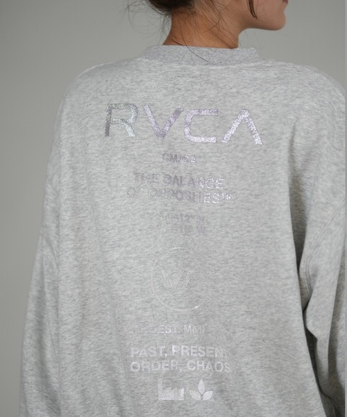 RVCA(ルーカ)の「RVCA/ルーカ スウェット バックプリントトレーナー BF044-P01(スウェット・レディース・ホワイト/ブラック/グレー・S/M)」の10枚目の写真