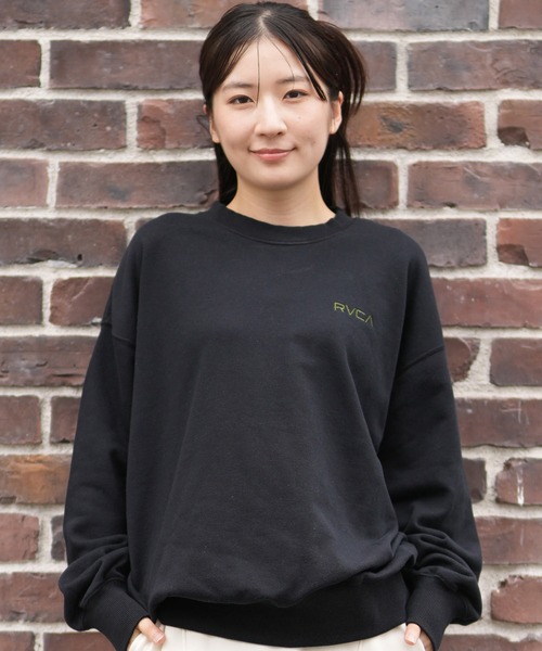 RVCA(ルーカ)の「RVCA/ルーカ スウェット バックプリントトレーナー BF044-P01(スウェット・レディース・ホワイト/ブラック/グレー・S/M)」の18枚目の写真