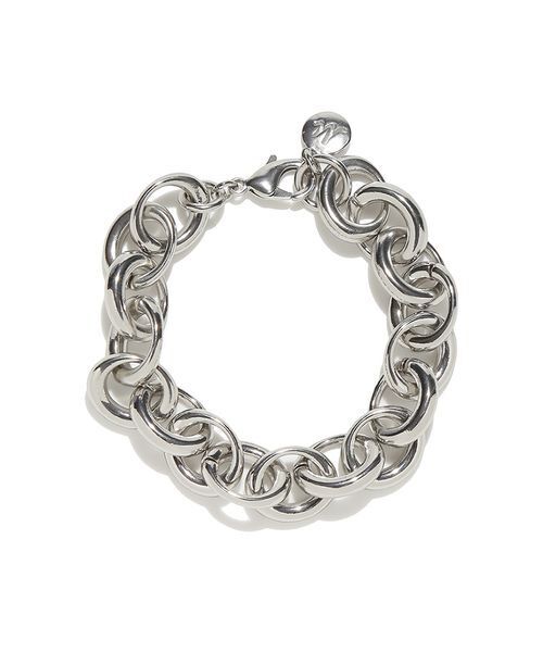 Mila Owen(ミラオーウェン)の「ボリュームラウンドチェーンブレス(ブレスレット・レディース・ゴールド/シルバー・F)」の2枚目の写真