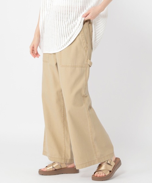 studio CLIP（スタディオクリップ）の「ヴィンテージライクベイカーパンツ[プチ・プラスサイズあり]（その他パンツ・レディース・カーキ/ベージュ/ライトグレー・MEDIUM/LARGE/PF/ﾌﾘｰ(L)）」の8枚目の写真