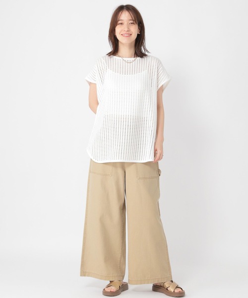 studio CLIP（スタディオクリップ）の「ヴィンテージライクベイカーパンツ[プチ・プラスサイズあり]（その他パンツ・レディース・カーキ/ベージュ/ライトグレー・MEDIUM/LARGE/PF/ﾌﾘｰ(L)）」の11枚目の写真
