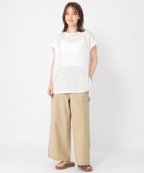 studio CLIP（スタディオクリップ）の「ヴィンテージライクベイカーパンツ[プチ・プラスサイズあり]（その他パンツ・レディース・カーキ/ベージュ/ライトグレー・MEDIUM/LARGE/PF/ﾌﾘｰ(L)）」の12枚目の写真
