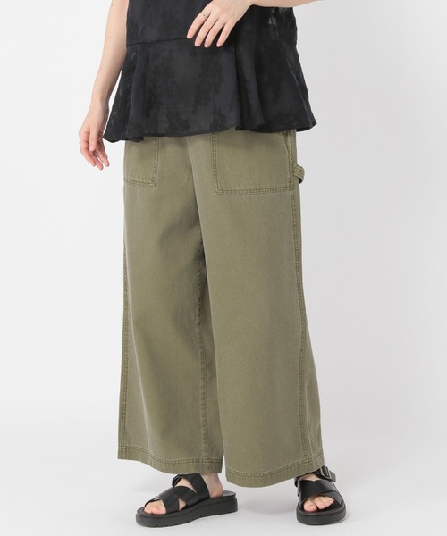 studio CLIP（スタディオクリップ）の「ヴィンテージライクベイカーパンツ[プチ・プラスサイズあり]（その他パンツ・レディース・カーキ/ベージュ/ライトグレー・MEDIUM/LARGE/PF/ﾌﾘｰ(L)）」の16枚目の写真