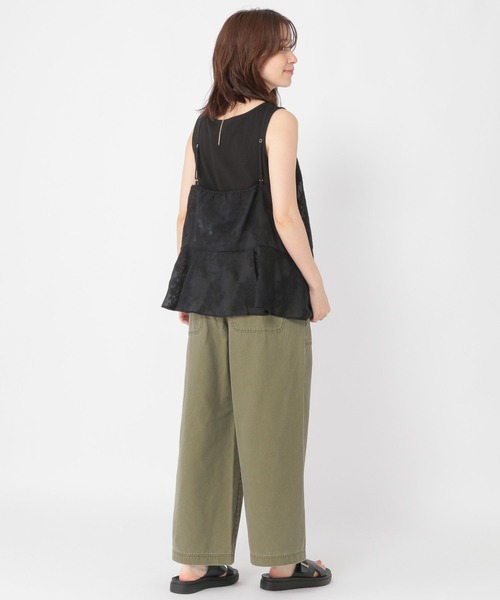 studio CLIP（スタディオクリップ）の「ヴィンテージライクベイカーパンツ[プチ・プラスサイズあり]（その他パンツ・レディース・カーキ/ベージュ/ライトグレー・MEDIUM/LARGE/PF/ﾌﾘｰ(L)）」の19枚目の写真